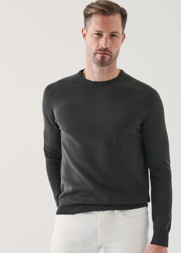 PATRICK ASSARAF Double-Face Crewneck Sweater | Men Knitwear