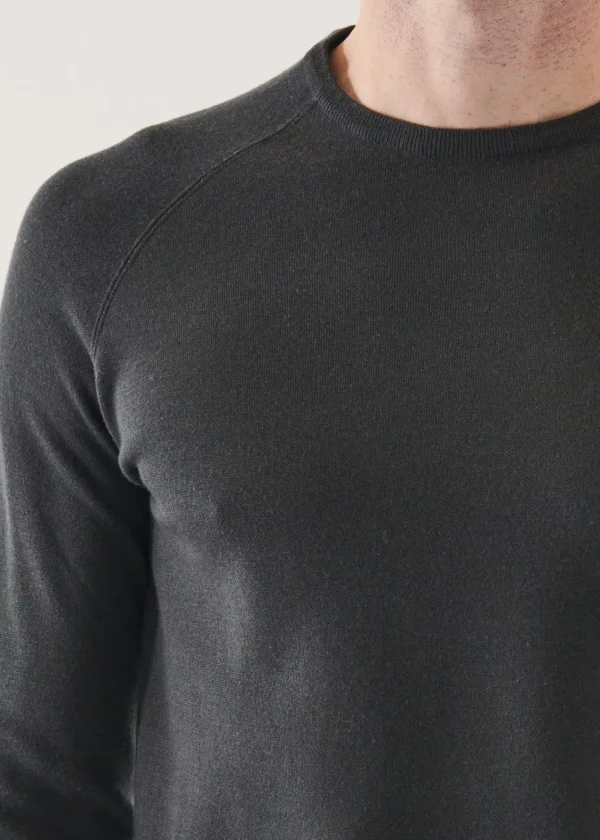 PATRICK ASSARAF Double-Face Crewneck Sweater | Men Knitwear