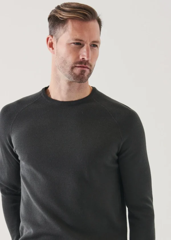 PATRICK ASSARAF Double-Face Crewneck Sweater | Men Knitwear