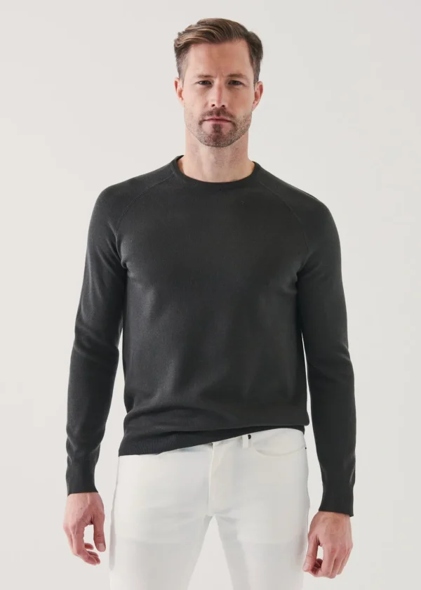 PATRICK ASSARAF Double-Face Crewneck Sweater | Men Knitwear