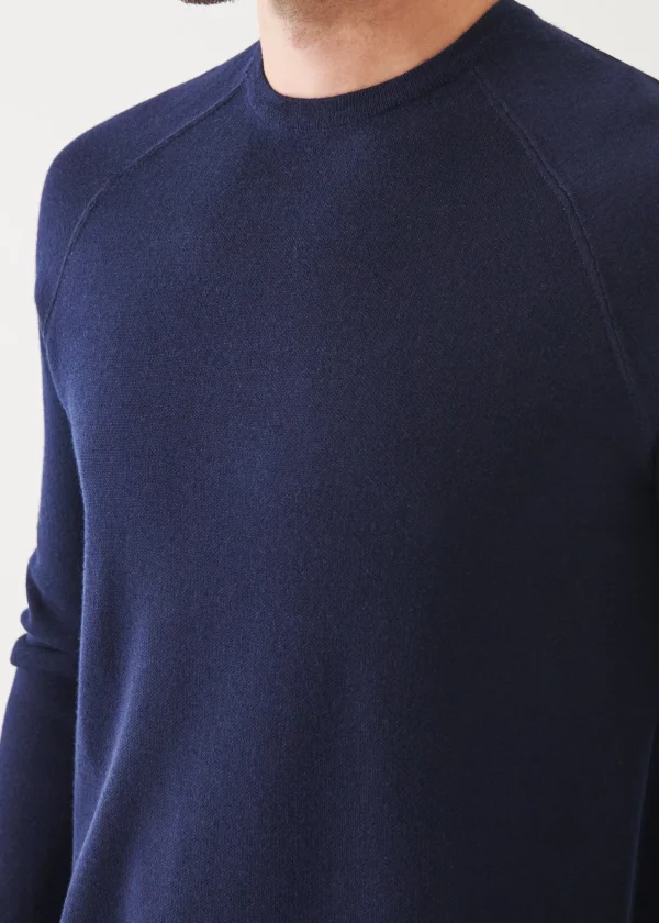 PATRICK ASSARAF Double-Face Crewneck Sweater | Men Knitwear