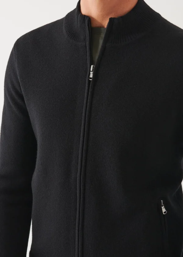 PATRICK ASSARAF Double-Face Full Zip | Men Knitwear