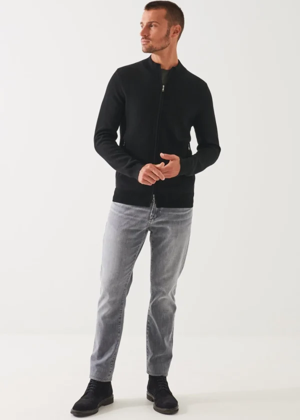 PATRICK ASSARAF Double-Face Full Zip | Men Knitwear