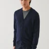 PATRICK ASSARAF Extra-Fine Merino Cardigan | Men Knitwear