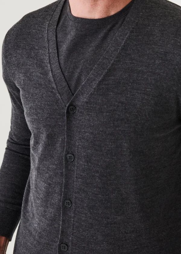 PATRICK ASSARAF Extra-Fine Merino Cardigan | Men Knitwear