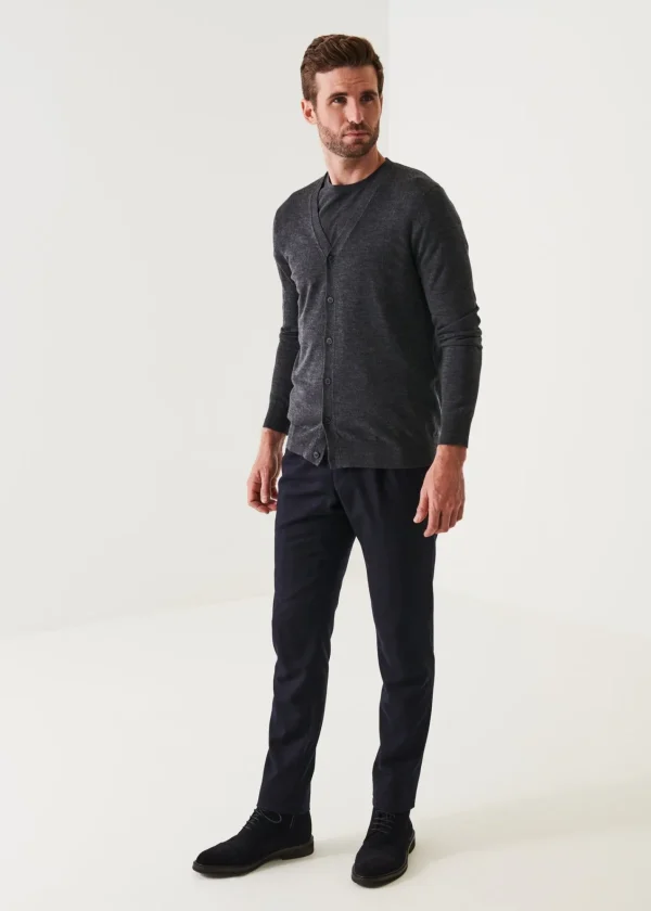 PATRICK ASSARAF Extra-Fine Merino Cardigan | Men Knitwear