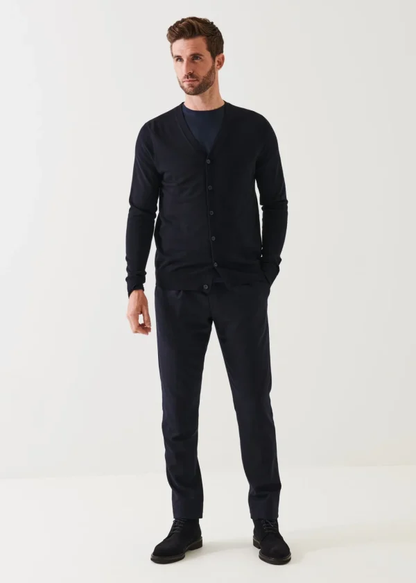 PATRICK ASSARAF Extra-Fine Merino Cardigan | Men Knitwear