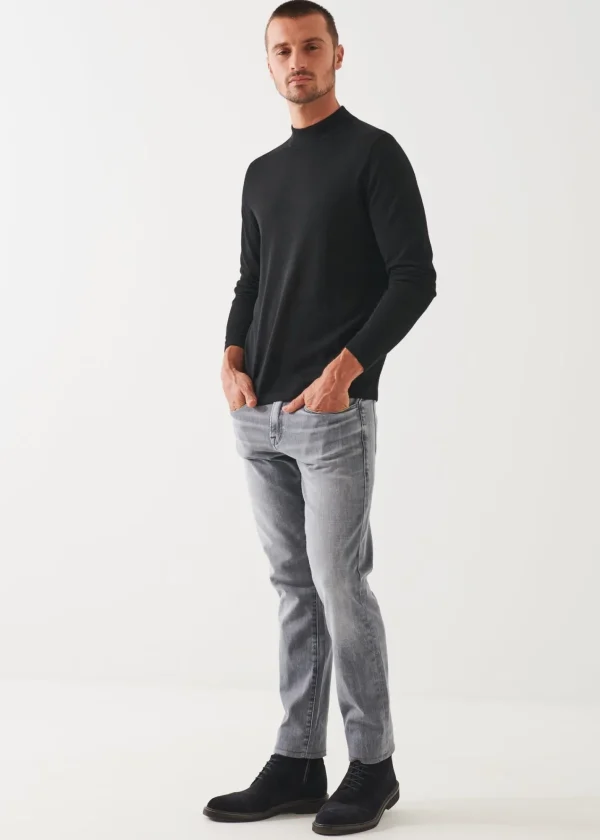 PATRICK ASSARAF Extra-Fine Merino Mock Neck | Men Knitwear