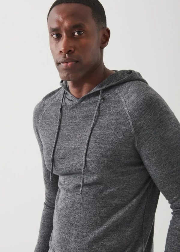 PATRICK ASSARAF Extra-Fine Merino Popover Hoodie | Men Knitwear