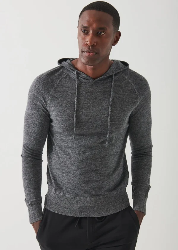 PATRICK ASSARAF Extra-Fine Merino Popover Hoodie | Men Knitwear