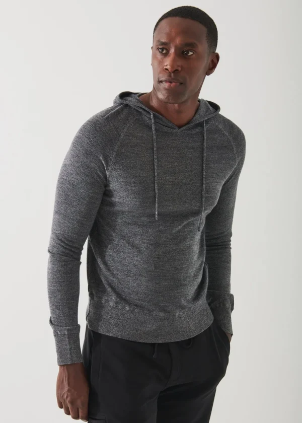 PATRICK ASSARAF Extra-Fine Merino Popover Hoodie | Men Knitwear