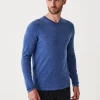 PATRICK ASSARAF Extra-Fine Merino V-Neck | Men Knitwear