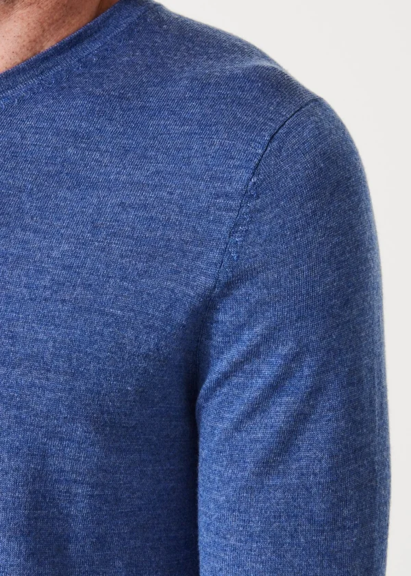 PATRICK ASSARAF Extra-Fine Merino V-Neck | Men Knitwear