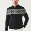 PATRICK ASSARAF Fairisle Zip-Up Cardigan | Men Knitwear