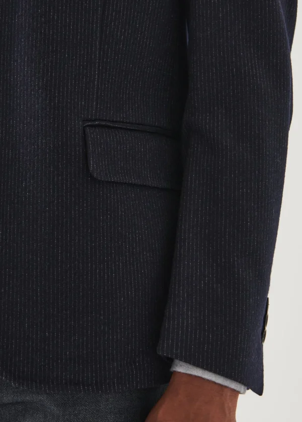 PATRICK ASSARAF Fine Stripe Blazer | Men Blazers