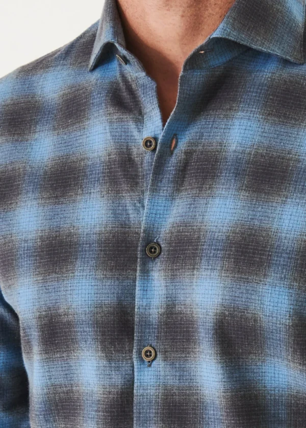 PATRICK ASSARAF Flannel Plaid Shirt | Men Shirts