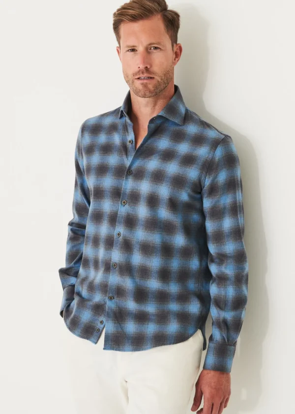 PATRICK ASSARAF Flannel Plaid Shirt | Men Shirts