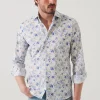 PATRICK ASSARAF Floral Long Sleeve Cotton Shirt | Men Shirts