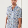 PATRICK ASSARAF Floral Print Camp Collar Shirt | Men Shirts