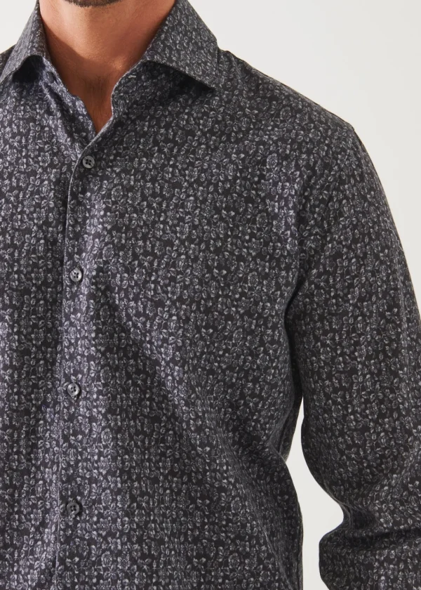 PATRICK ASSARAF Floral Print Cotton Shirt | Men Shirts