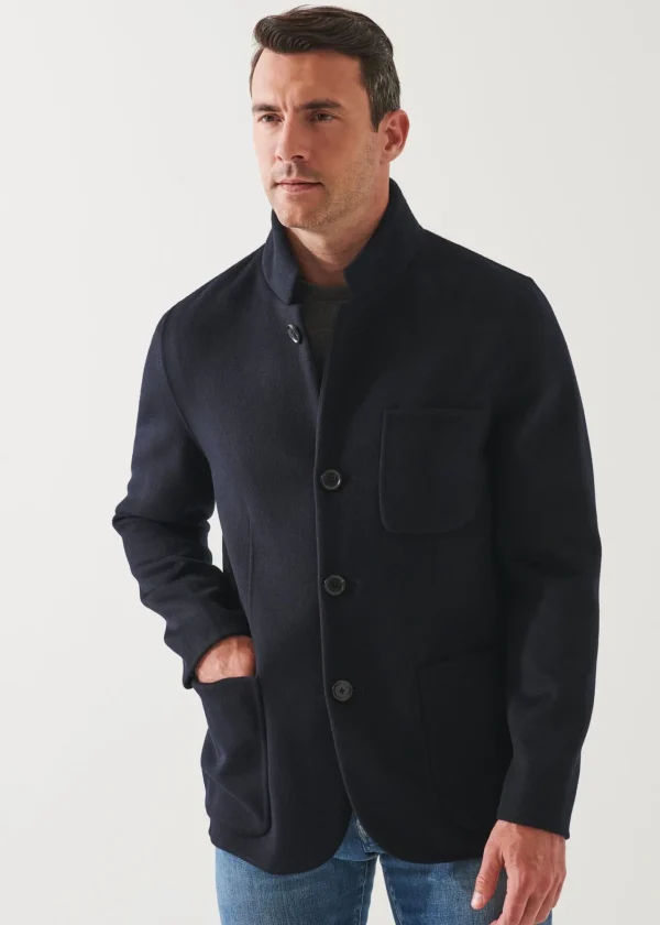 PATRICK ASSARAF Hybrid Wool-Cashmere Jacket | Men Outerwear