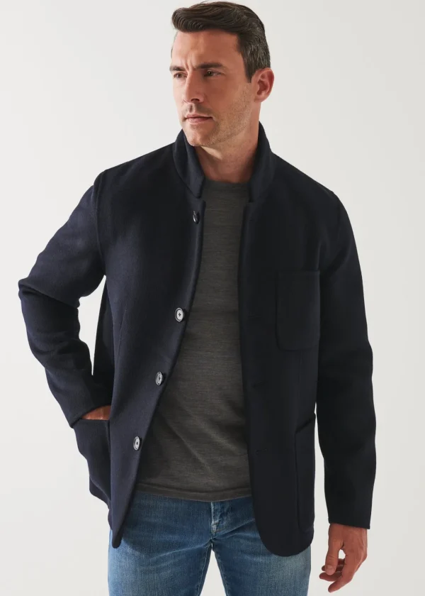 PATRICK ASSARAF Hybrid Wool-Cashmere Jacket | Men Outerwear