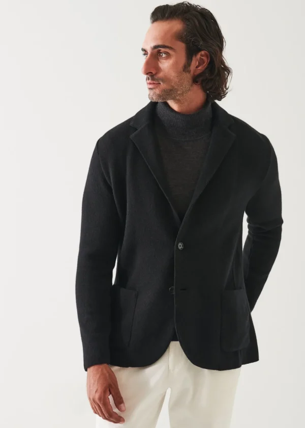 PATRICK ASSARAF Italian Cashmere Two-Button Blazer | Men Blazers