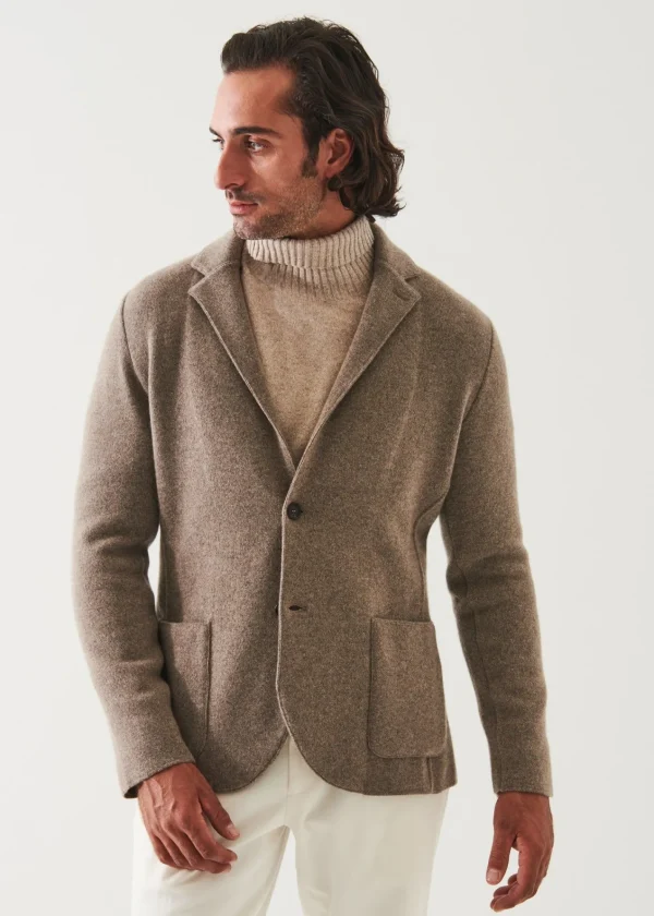 PATRICK ASSARAF Italian Cashmere Two-Button Blazer | Men Blazers