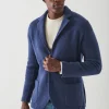 PATRICK ASSARAF Italian Cashmere Two-Button Blazer | Men Blazers