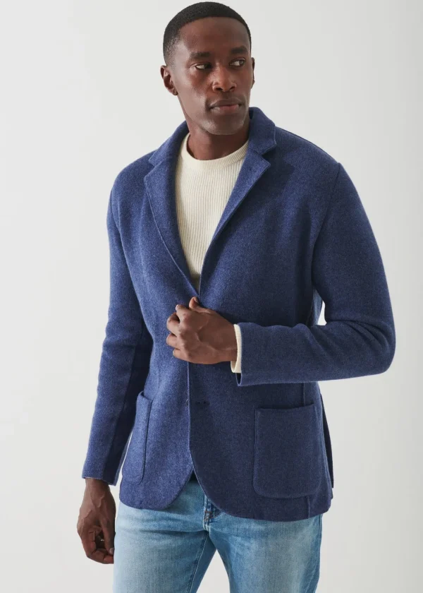 PATRICK ASSARAF Italian Cashmere Two-Button Blazer | Men Blazers