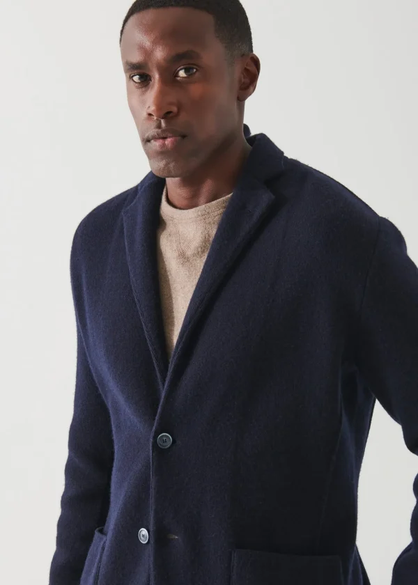 PATRICK ASSARAF Italian Cashmere Two-Button Blazer | Men Blazers