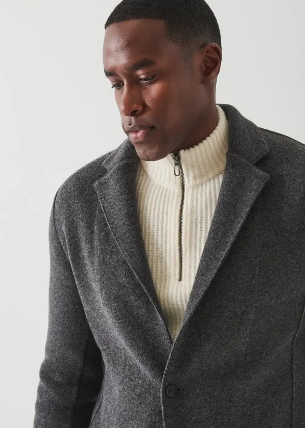 PATRICK ASSARAF Italian Cashmere Two-Button Blazer | Men Blazers