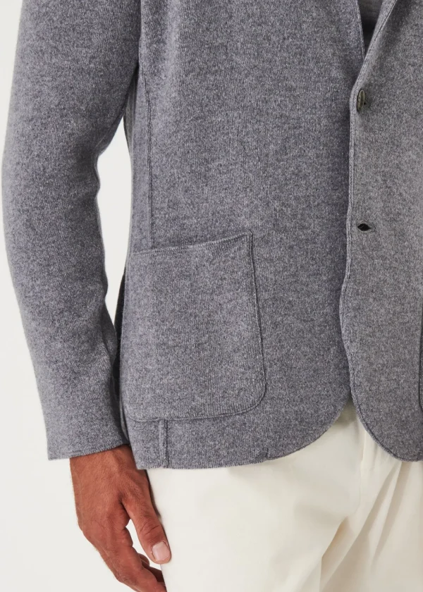 PATRICK ASSARAF Italian Cashmere Two-Button Blazer | Men Blazers