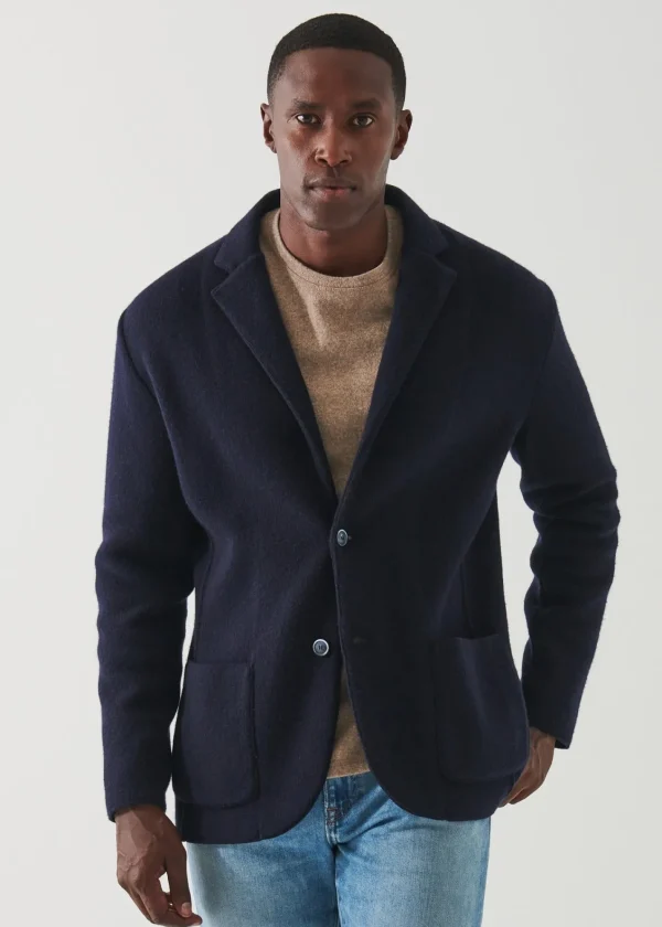 PATRICK ASSARAF Italian Cashmere Two-Button Blazer | Men Blazers