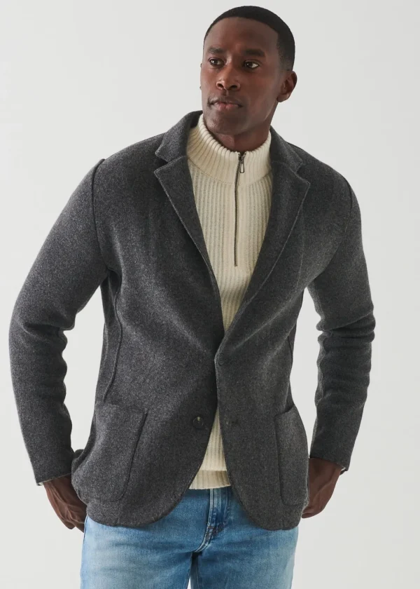 PATRICK ASSARAF Italian Cashmere Two-Button Blazer | Men Blazers