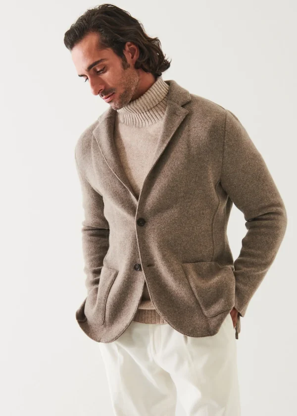 PATRICK ASSARAF Italian Cashmere Two-Button Blazer | Men Blazers