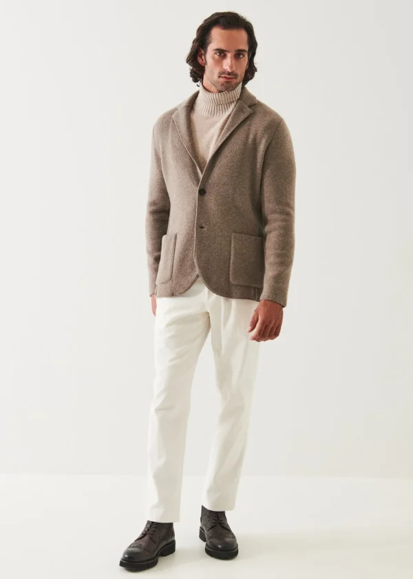 PATRICK ASSARAF Italian Cashmere Two-Button Blazer | Men Blazers