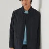 PATRICK ASSARAF Italian Nylon Hybrid Jacket | Men Outerwear