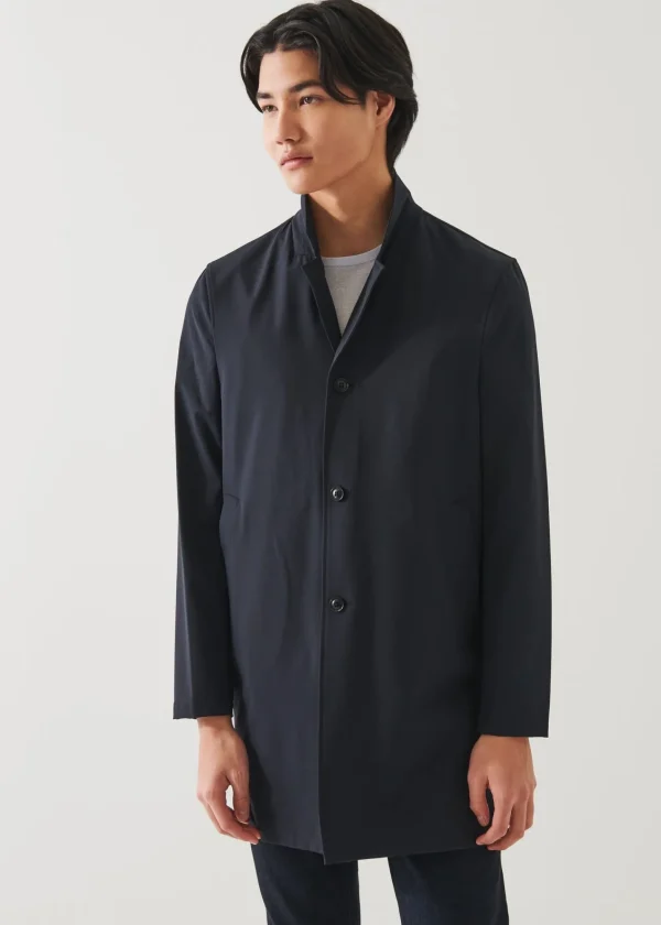 PATRICK ASSARAF Italian Nylon Trench Coat | Men Outerwear