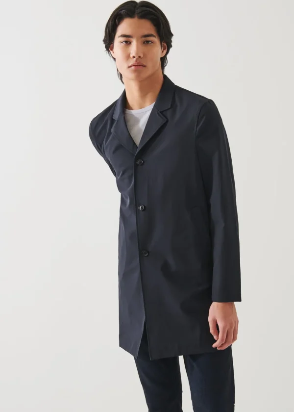 PATRICK ASSARAF Italian Nylon Trench Coat | Men Outerwear