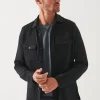 PATRICK ASSARAF Japanese Double-Face Shirt Jacket | Men Outerwear