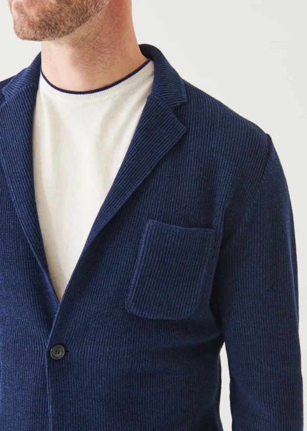 PATRICK ASSARAF Knit Blazer | Men Blazers