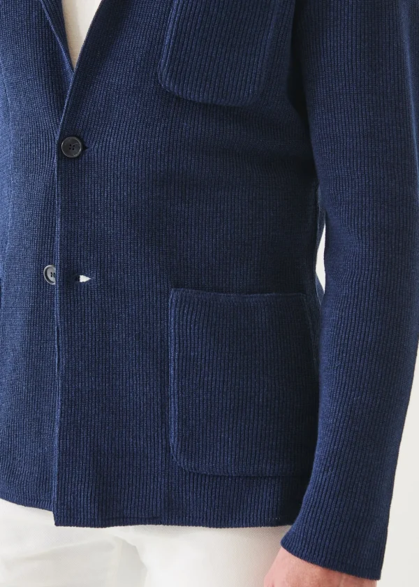 PATRICK ASSARAF Knit Blazer | Men Blazers