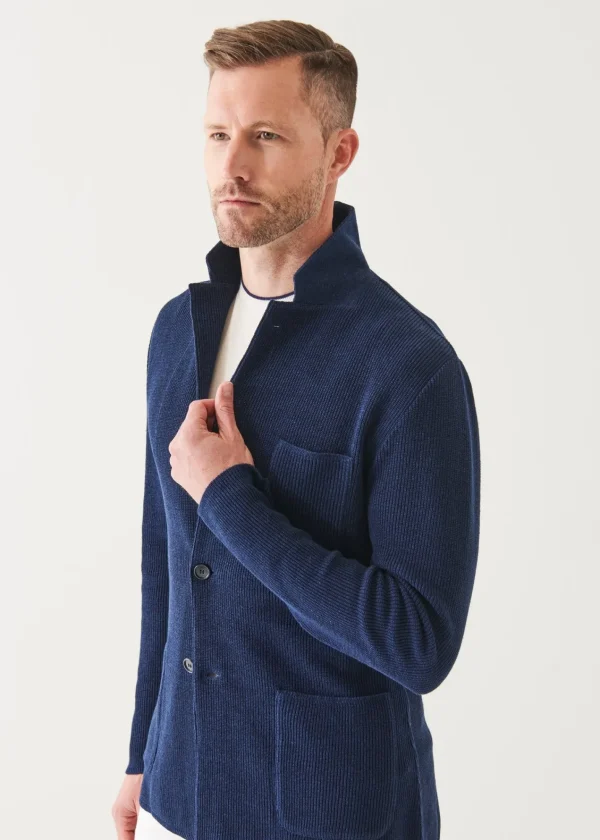 PATRICK ASSARAF Knit Blazer | Men Blazers