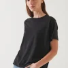 PATRICK ASSARAF Lightweight Pima Cotton Boyfriend T-Shirt | Women T-Shirts