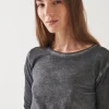 PATRICK ASSARAF Lightweight Pima Cotton Sublime Long Sleeve T-Shirt | Women T-Shirts