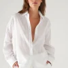 PATRICK ASSARAF Linen Boyfriend Shirt | Women Shirts