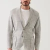 PATRICK ASSARAF Linen Cotton Blend Blazer | Men Blazers