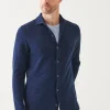 PATRICK ASSARAF Linen Cotton Blend Shirt Jacket | Men Blazers