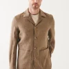 PATRICK ASSARAF Linen Shirt Jacket | Men Shirt Jackets